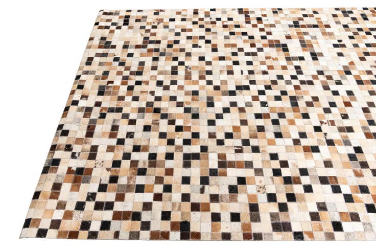 Detail image of 5' x 8' Cowhide Leather Rug