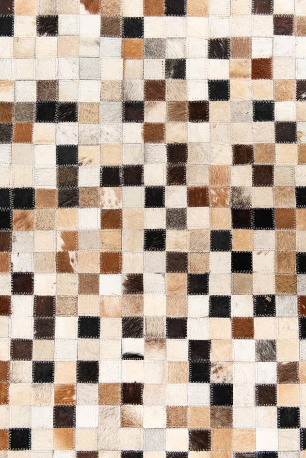 Detail image of 5' x 8' Cowhide Leather Rug