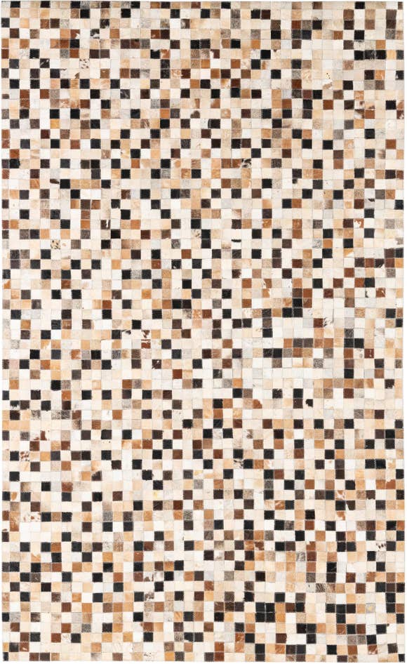 Detail image of 5' x 8' Cowhide Leather Rug