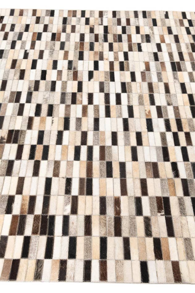 Detail image of 5' x 8' Cowhide Leather Rug