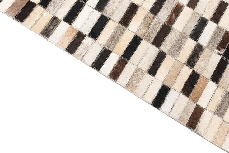 Detail image of 5' x 8' Cowhide Leather Rug