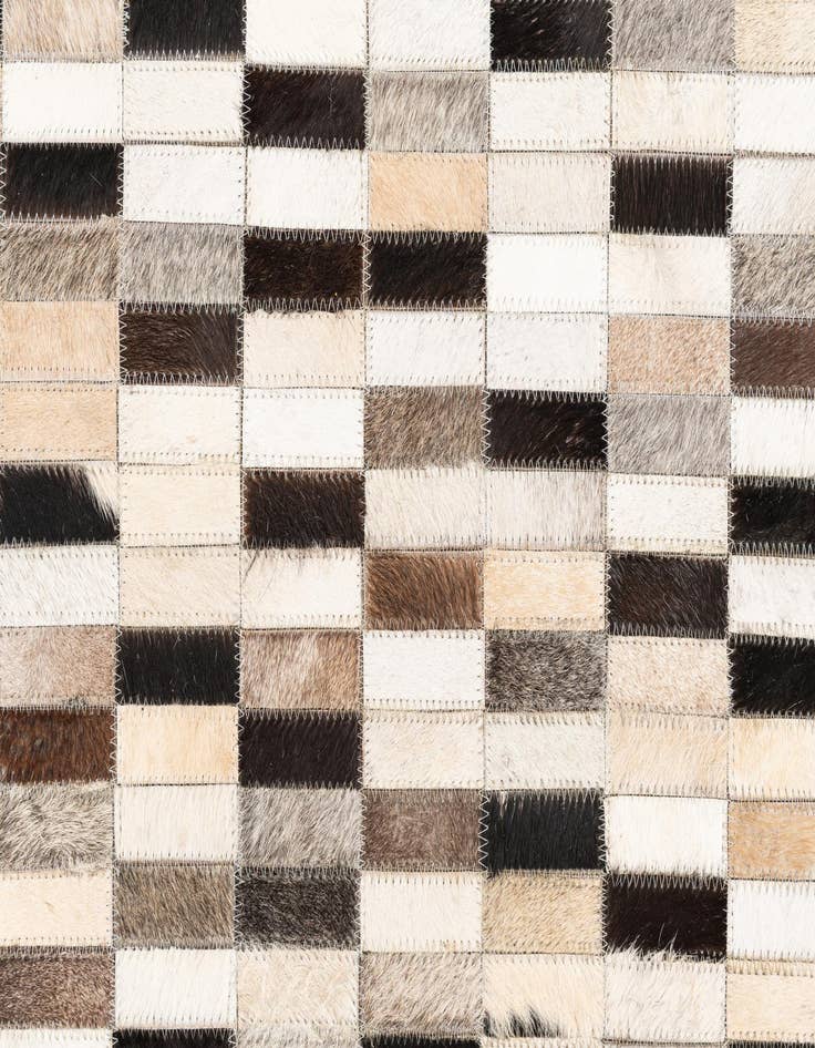 Detail image of 5' x 8' Cowhide Leather Rug