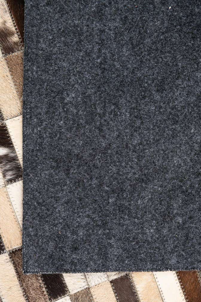 5' x 8' Cowhide Leather Rug