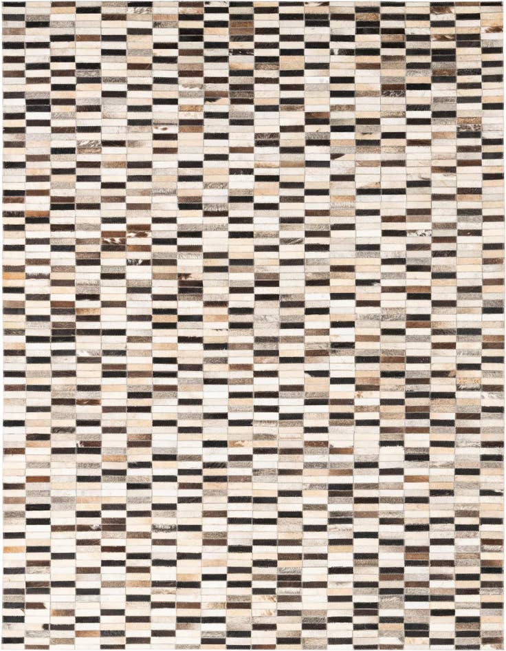 Detail image of 5' x 8' Cowhide Leather Rug