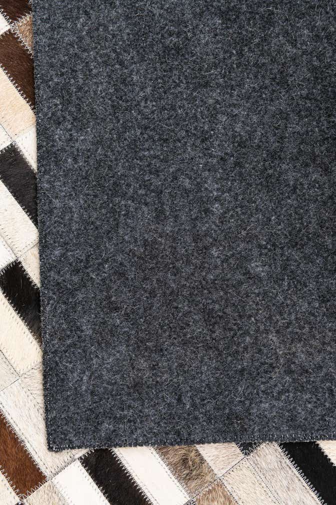 5' x 7' 10 Cowhide Leather Rug