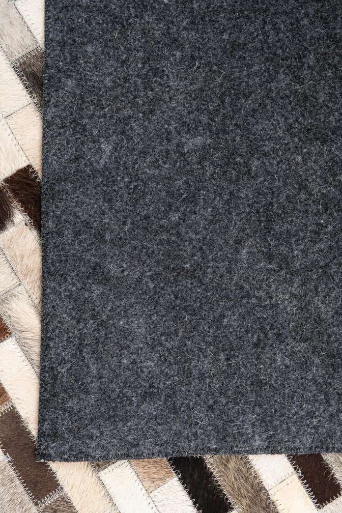 5' x 7' 9 Cowhide Leather Rug