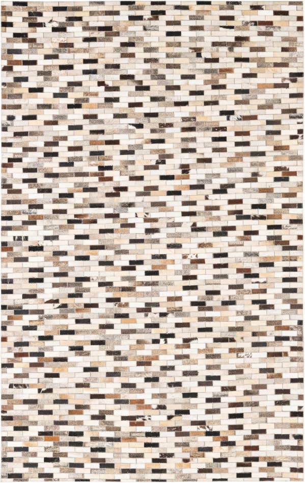 Detail image of 5' x 7' 9 Cowhide Leather Rug