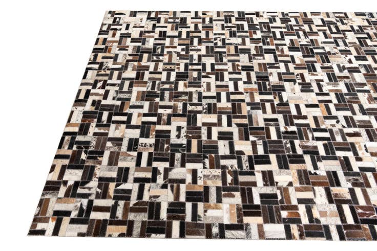 Detail image of 5' x 8' Cowhide Leather Rug