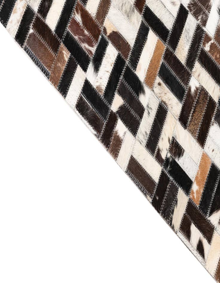 Detail image of 5' x 8' Cowhide Leather Rug