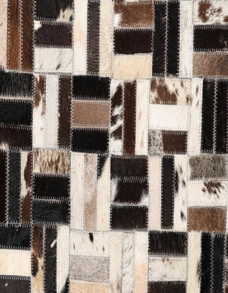 Detail image of 5' x 8' Cowhide Leather Rug