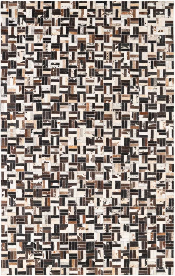 Detail image of 5' x 8' Cowhide Leather Rug