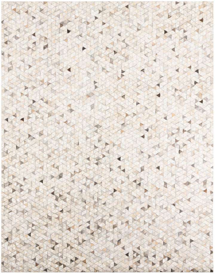 7' 10 x 10' Cowhide Leather Rug