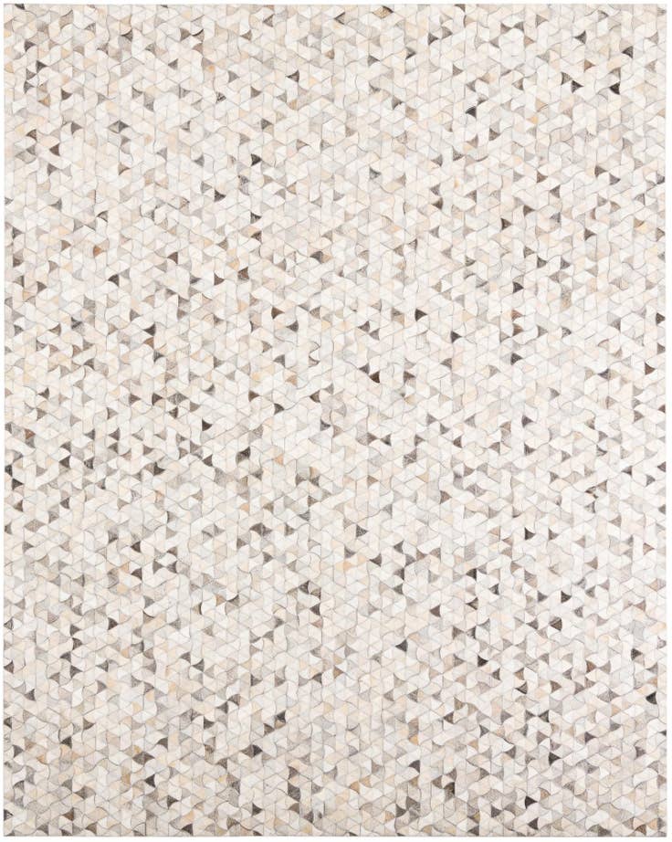 Detail image of 7' 10 x 9' 8 Cowhide Leather Rug