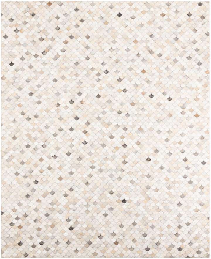 8' x 9' 8 Cowhide Leather Rug