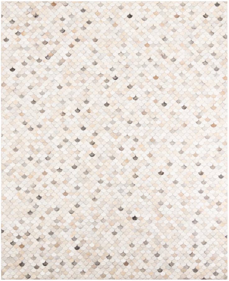 Detail image of 8' x 9' 8 Cowhide Leather Rug