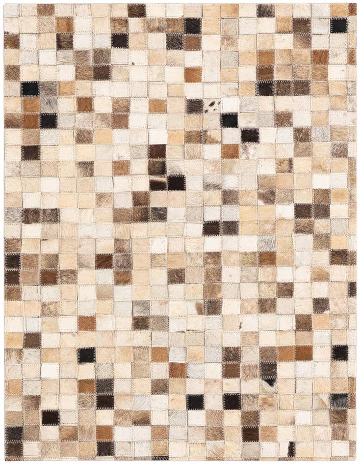 Detail image of 2' x 3' Cowhide Leather Rug
