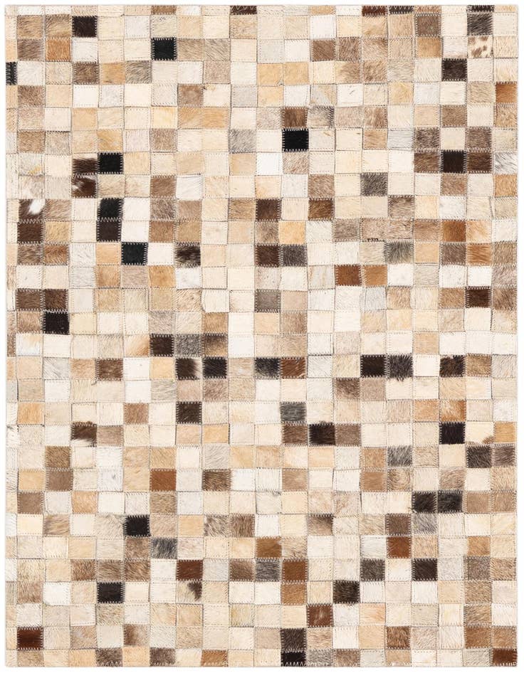 Detail image of 2' x 3' Cowhide Leather Rug