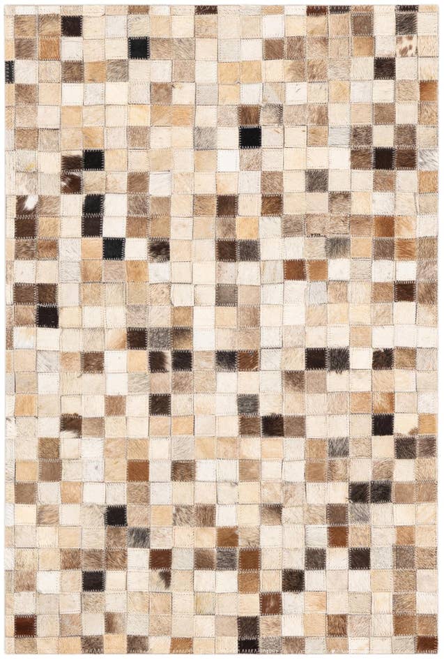 Detail image of 2' x 3' Cowhide Leather Rug