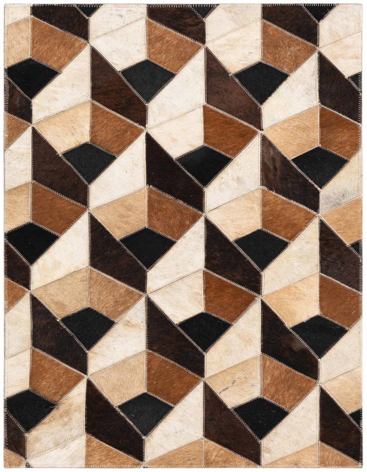 Detail image of 2' x 3' Cowhide Leather Rug