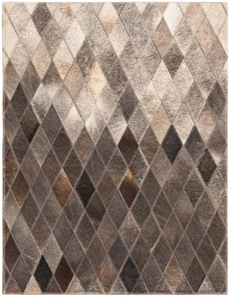 Detail image of 2' x 3' Cowhide Leather Rug