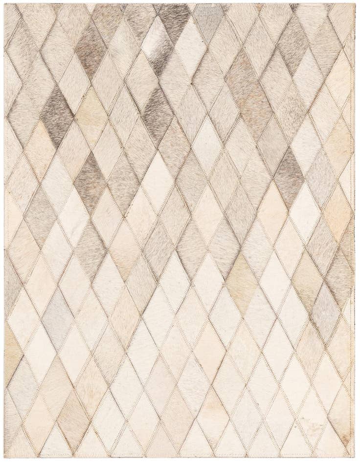 Detail image of 2' x 3' Cowhide Leather Rug