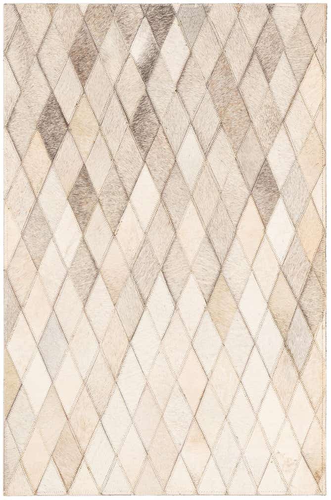 2' x 3' Cowhide Leather Rug