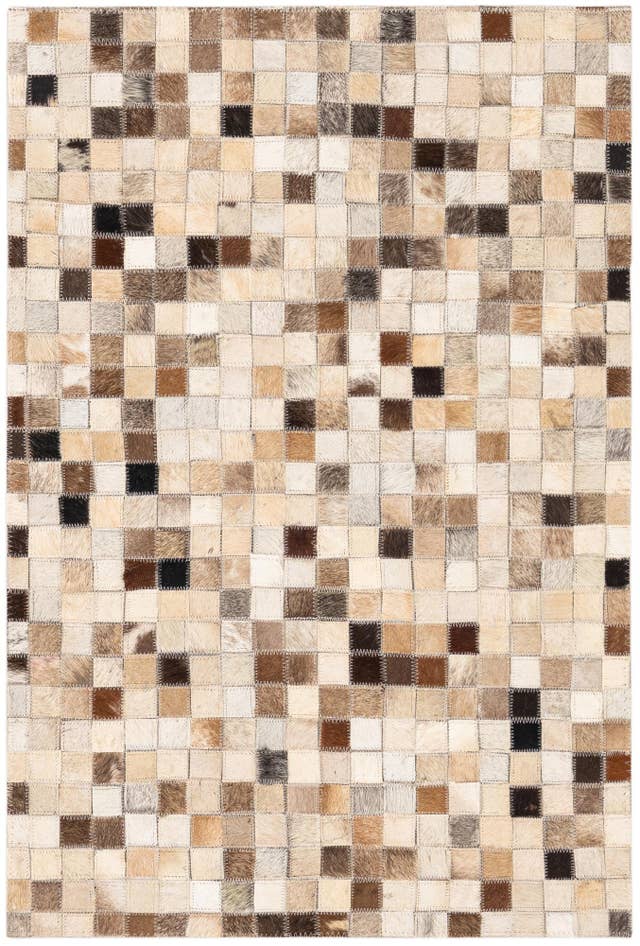 Detail image of 2' x 3' Cowhide Leather Rug