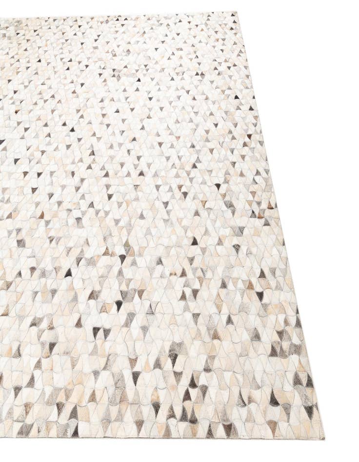 Detail image of 7' 10 x 9' 9 Cowhide Leather Rug