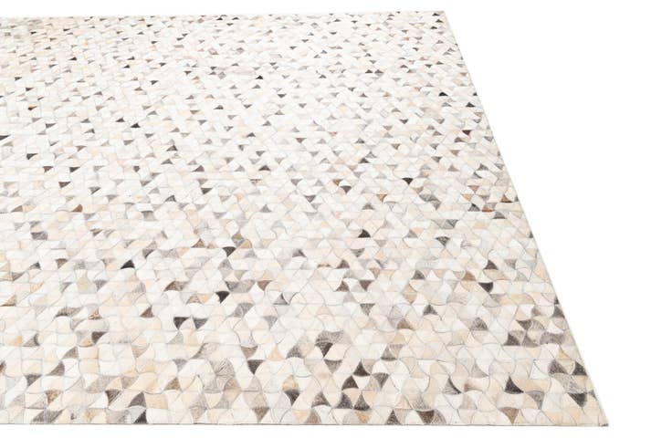 Vue détaillée : 240cm x 295cm Cowhide Leather Tapis