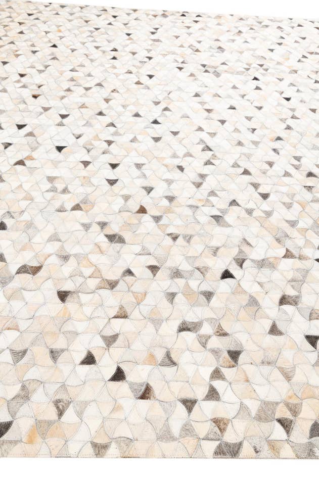 Vue détaillée : 240cm x 295cm Cowhide Leather Tapis