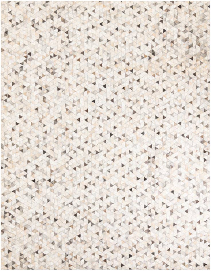Detail image of 7' 10 x 9' 9 Cowhide Leather Rug
