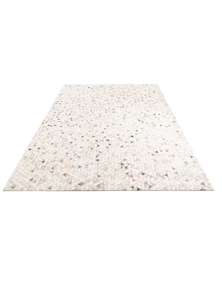 8' x 10' Cowhide Leather Rug