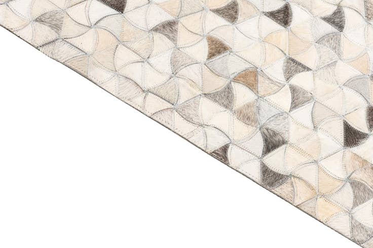 Detail image of 8' x 10' Cowhide Leather Rug