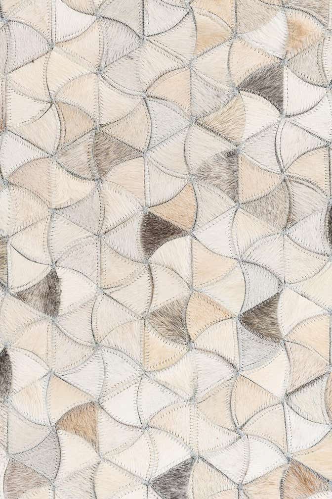 8' x 10' Cowhide Leather Rug