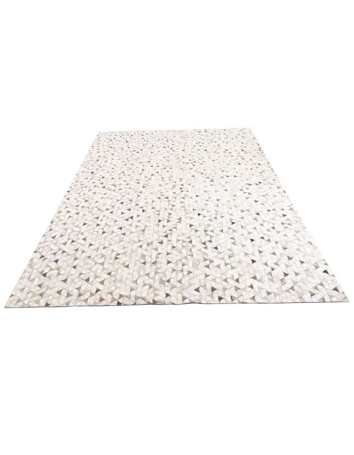 8' x 9' 10 Cowhide Leather Rug