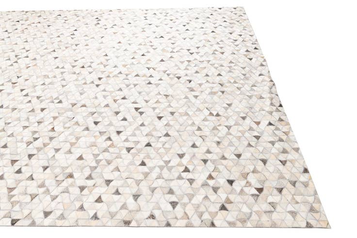 Detail image of 8' x 9' 10 Cowhide Leather Rug