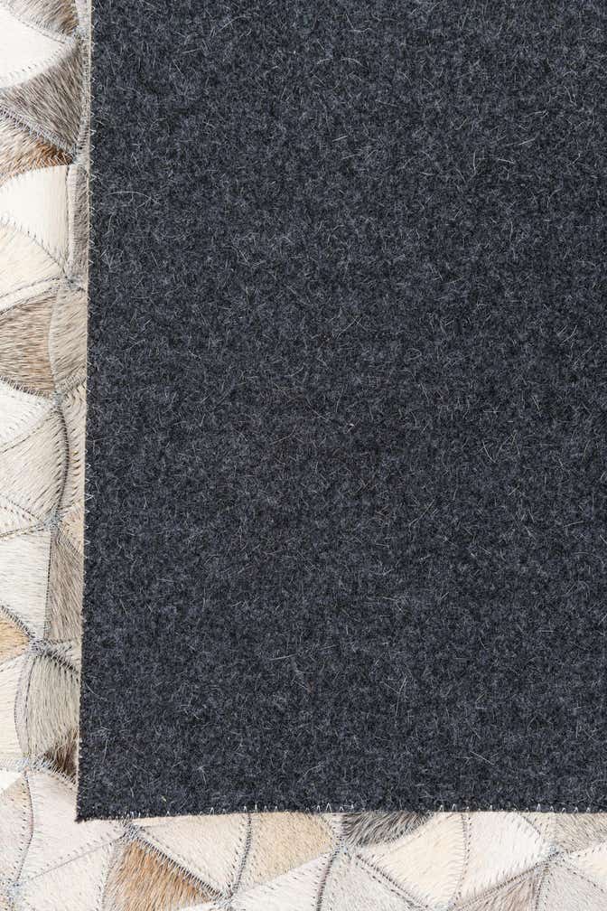 8' x 9' 10 Cowhide Leather Rug