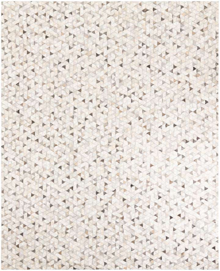 8' x 9' 10 Cowhide Leather Rug