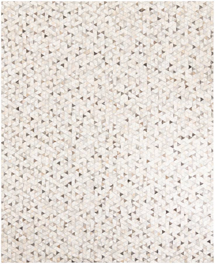 Detail image of 8' x 9' 10 Cowhide Leather Rug