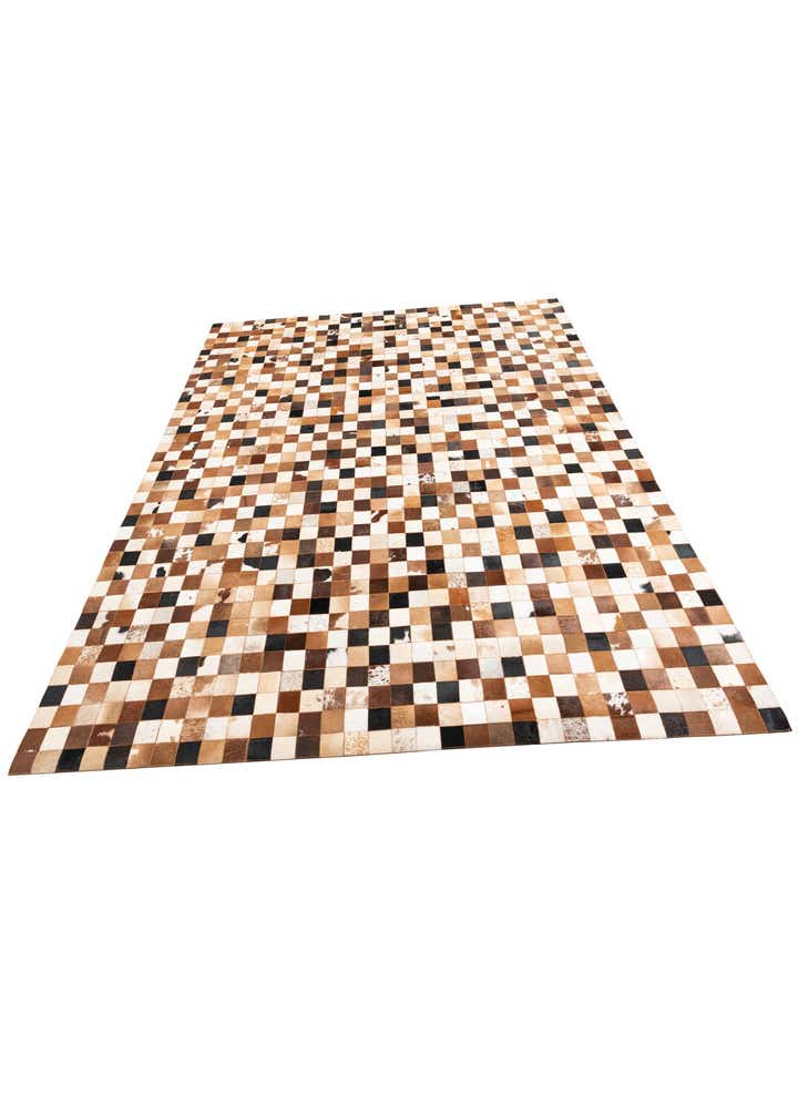 8' x 10' Cowhide Leather Rug