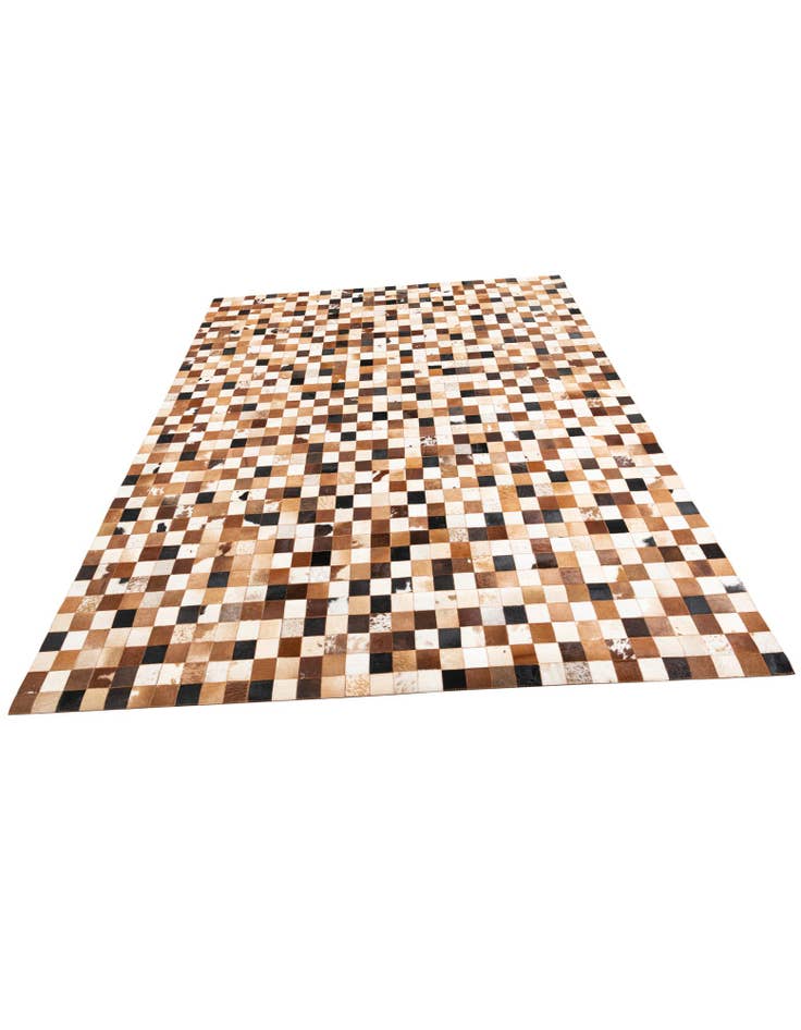 Detail image of 8' x 10' Cowhide Leather Rug