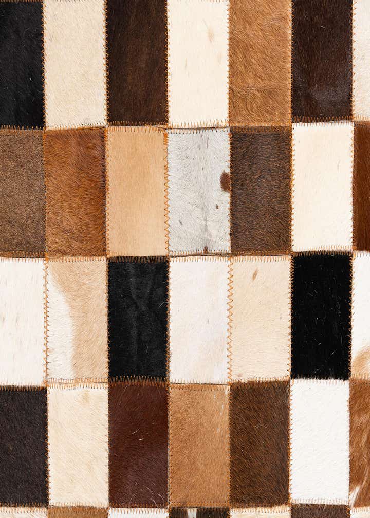 8' x 10' Cowhide Leather Rug