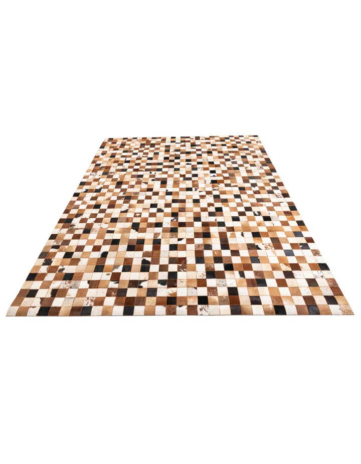 8' x 10' Cowhide Leather Rug