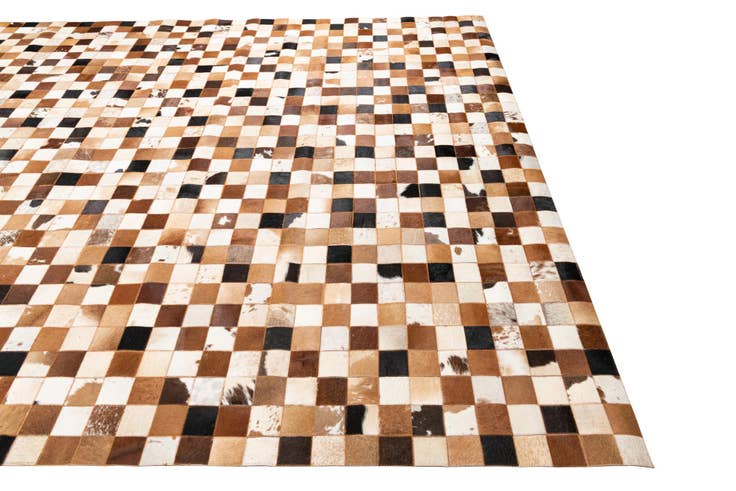 Detail image of 8' x 10' Cowhide Leather Rug