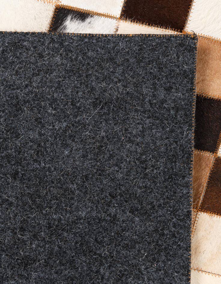 Detail image of 8' x 10' Cowhide Leather Rug
