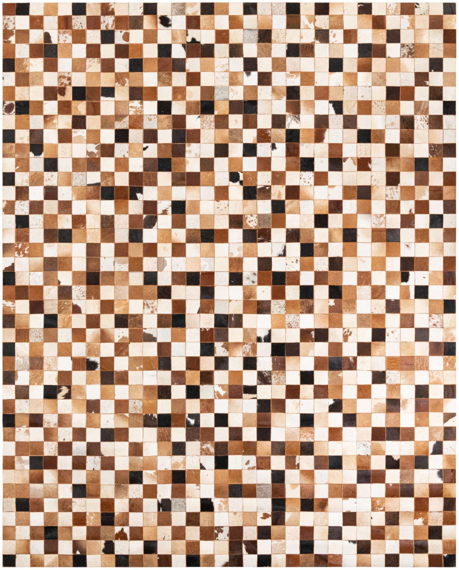 8' x 10' Cowhide Leather Rug