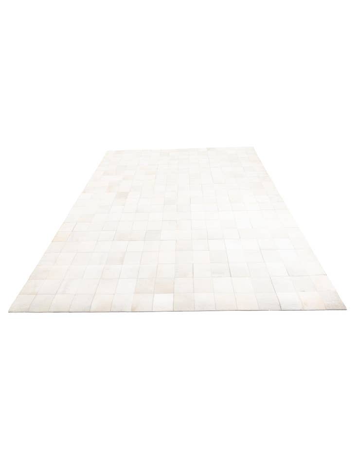 Detail image of 8' x 9' 10 Cowhide Leather Rug