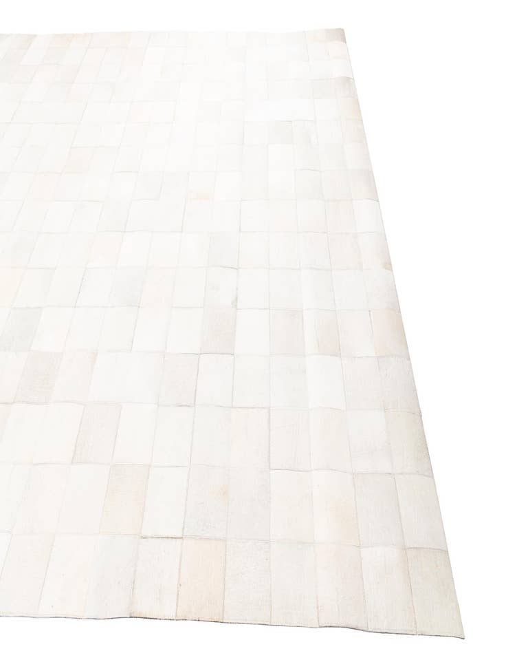 Detail image of 8' x 9' 10 Cowhide Leather Rug