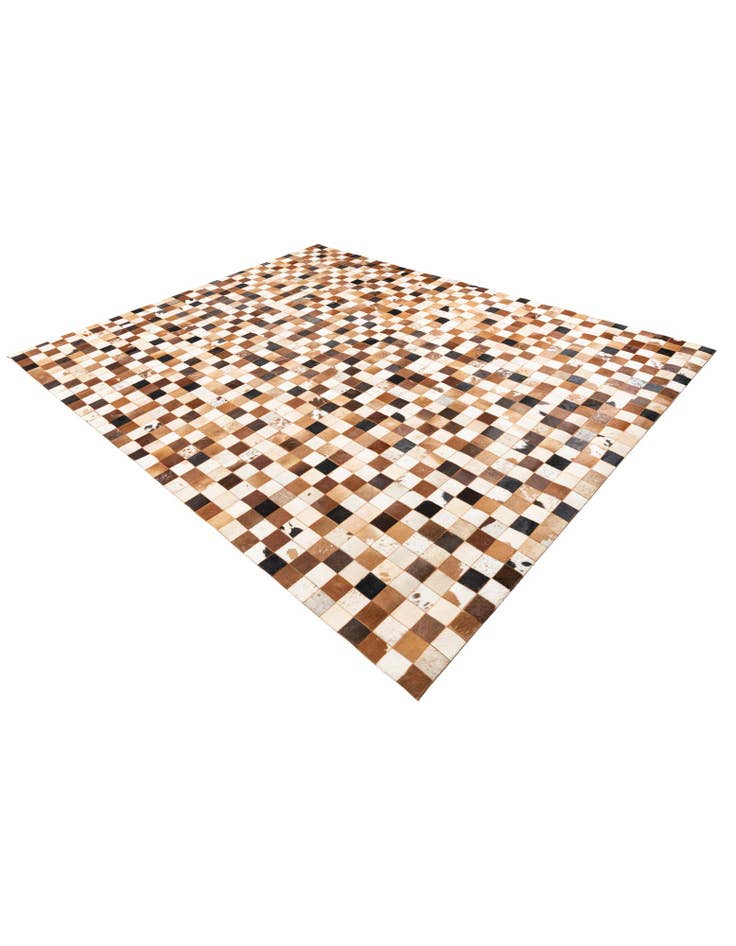 Detail image of 8' x 10' Cowhide Leather Rug