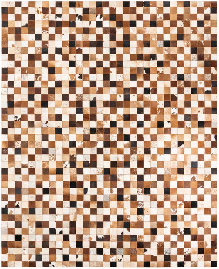 8' x 10' Cowhide Leather Rug